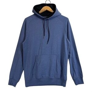 Zella Hoodie Pullover Sweatshirt Mens XS Extra Small Blue Cotton Activewear